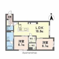 ラ・パルテール旭川 11番館の間取り