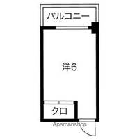 覚王山ドミトリー河合ビル(男子学生寮)の間取り