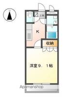 茨城県水戸市桜川2丁目の賃貸マンションの間取り