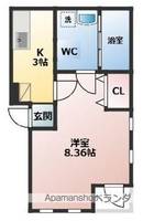 Aレガート神明町Ⅱの間取り