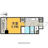 愛知県名古屋市中村区名駅南1丁目の賃貸マンションの間取り