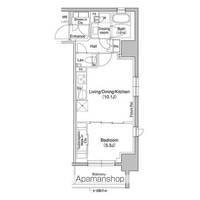 東京都杉並区高円寺北2丁目の賃貸マンションの間取り