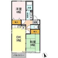 ハウジング島田 A棟A102の間取り