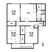 長野県長野市大字南長池の賃貸アパートの間取り
