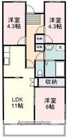 桜館3の間取り
