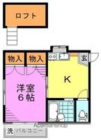 東京都杉並区成田東5丁目の賃貸アパートの間取り