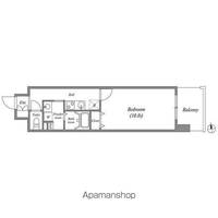 愛知県名古屋市中区栄5丁目の賃貸マンションの間取り