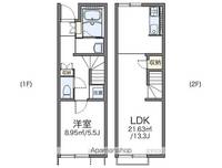 レオネクストスイートピーの間取り