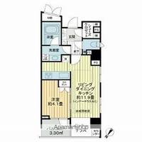 クオリア恵比寿イーストの間取り