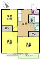 かもめハイツ203の間取り