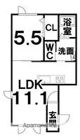 ユーフォリアⅠの間取り