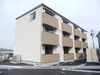 岡山県岡山市中区中島の賃貸アパートの外観