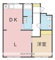 HACONISAPARTMENTA棟308の間取り