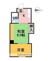 キャンパスひまわり住吉202の間取り
