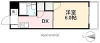 香川県高松市東田町の賃貸マンションの間取り