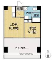 ブルックス福井片町501の間取り