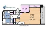 LS RESIDENCE NAKAMOZUの間取り