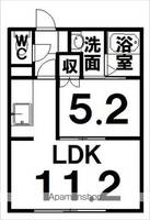 コーポかわしまの間取り