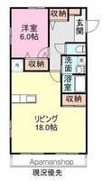 フォブール深坂203の間取り