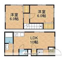 ハイツ黄金B棟5号室の間取り