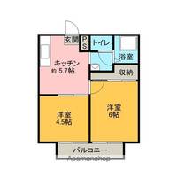 コーポオレンジハウスの間取り