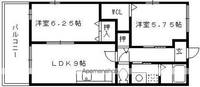 愛知県名古屋市名東区大針2丁目の賃貸アパートの間取り