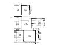 滋賀県野洲市冨波乙(一戸建)の賃貸物件戸建ての間取り