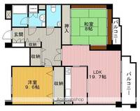 豊中ホームズの間取り