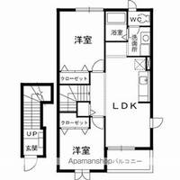 プラティークレジデンスAの間取り