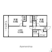物件の間取り画像