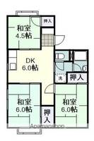 アンビエンテ山本Cの間取り
