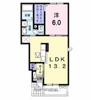 プレジール Ⅰの間取り