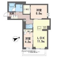 ジュモー川越の間取り