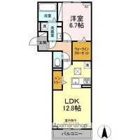 愛知県名古屋市西区香呑町4丁目の賃貸アパートの間取り