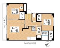 フロイア101の間取り