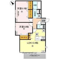 D-ROOM吉身の間取り