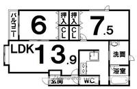 物件の間取り画像