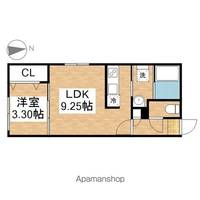 愛知県名古屋市昭和区東畑町1丁目の賃貸マンションの間取り