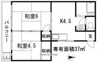 川端マンション201の間取り