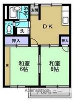 ドミール花園201の間取り