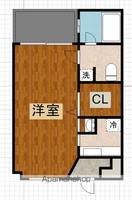 パサル植田205の間取り