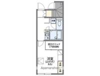 レオパレスアイリス日影102の間取り