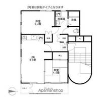 長野県長野市大字鶴賀七瀬中町の賃貸マンションの間取り