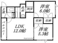 めぞん参番館302の間取り