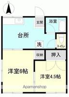 柏コーポ103の間取り