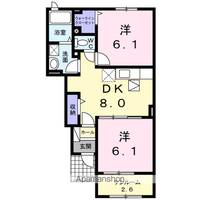 フルール・ソレイユ Ⅰの間取り