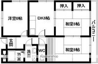 メゾン中塚206の間取り