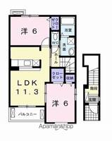 シャルマンBの間取り