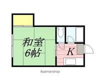 福岡県福岡市東区若宮2丁目の賃貸アパートの間取り