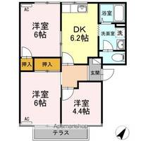 サンライズ富士 B棟の間取り